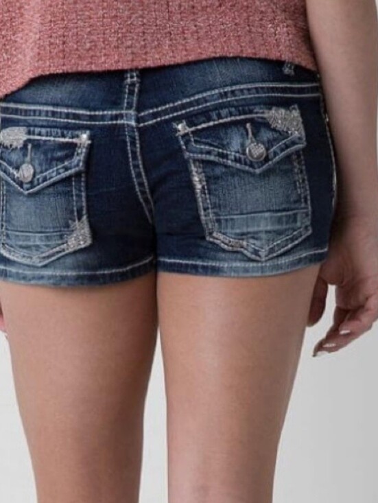 Daytrip Pants - Daytrip Scorpio Shortie Jean Denim Shorts Size 27